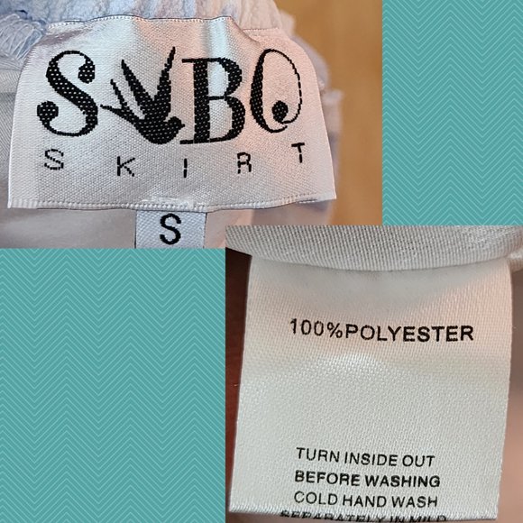 Sabo Skirt Periwinkle Floral Printed Off The Shoulder Romper - Picture 5 of 5